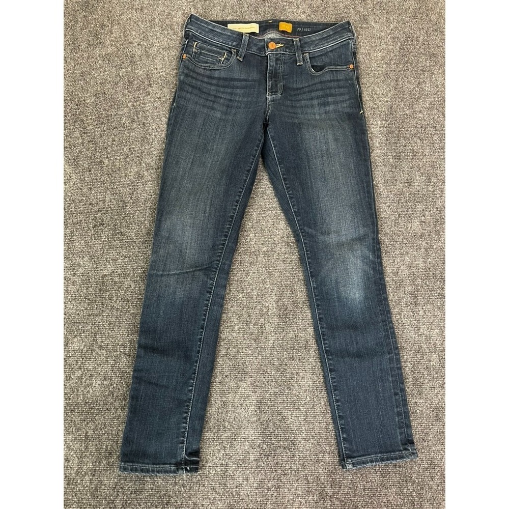 Pilcro and the Letterpress Anthropologie  Pants Skinny Mid Rise Blue Size‎ 27